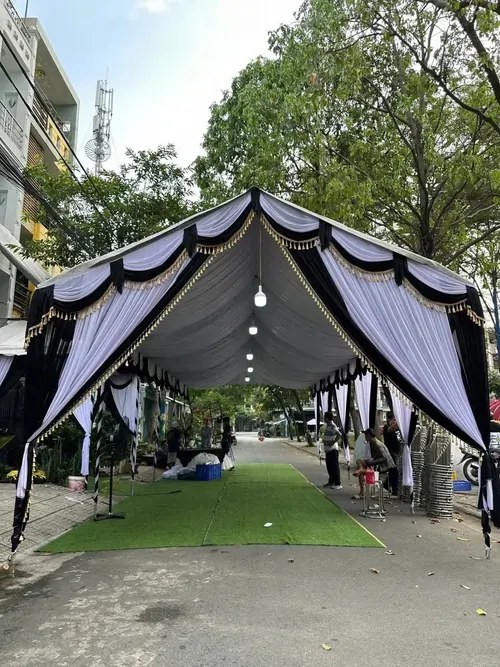 Bàn ghế rạp che tang lễ