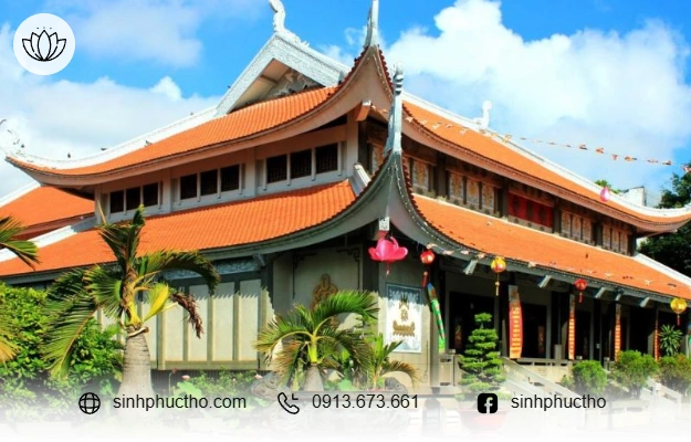 Toàn cảnh Chùa Vĩnh Nghiêm nhìn từ bên ngoài