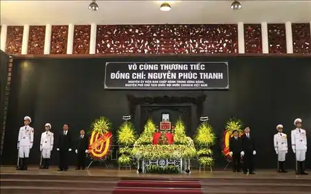 Không gian tang lễ cán bộ nhà nước