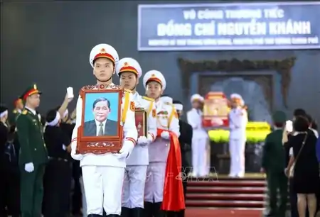 Nghi thức di quan trong tang lễ cán bộ nhà nước